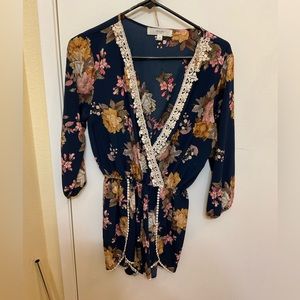 LOVE TREE - Los Angeles floral jumpsuit